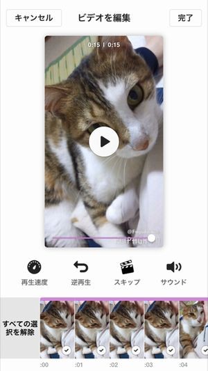 Flipagram ビデオ編集