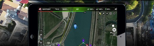 写真,ビデオを見ながらドローン飛行計画設定用アプリ【Litchi for DJI Mavic/Phantom/Inspire】