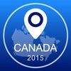カナダオフライン地図+シティガイドナビゲーター、観光名所と転送 アイコン