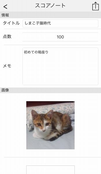 採点メモ帳 スコアノート