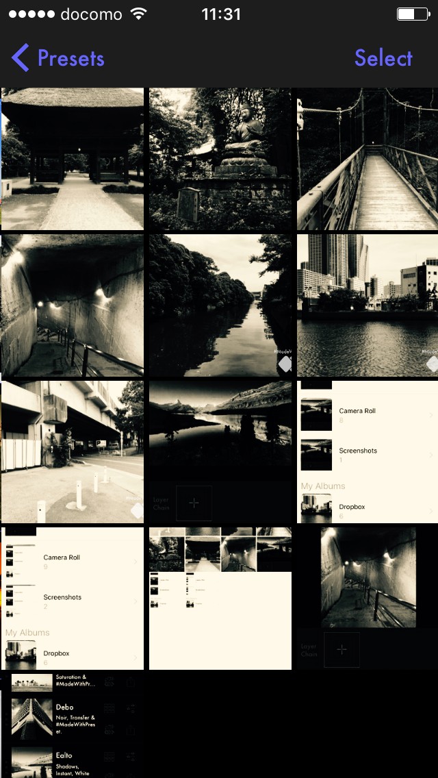 Preset - Design Custom Photo Filters-サムネイル一覧