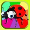 昆虫図鑑 バグ マッチング ぱずる 英語を習う 英語ゲーム 昆虫 アプリ アイコン