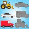 子供のためのゲーム - 幼児のためのパズル - 乗用車やトラック、幼児や子供のための車のパズル アイコン