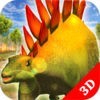 ステゴサウルス シミュレータ ゲーム ： 恐竜 サバイバル 3D アイコン