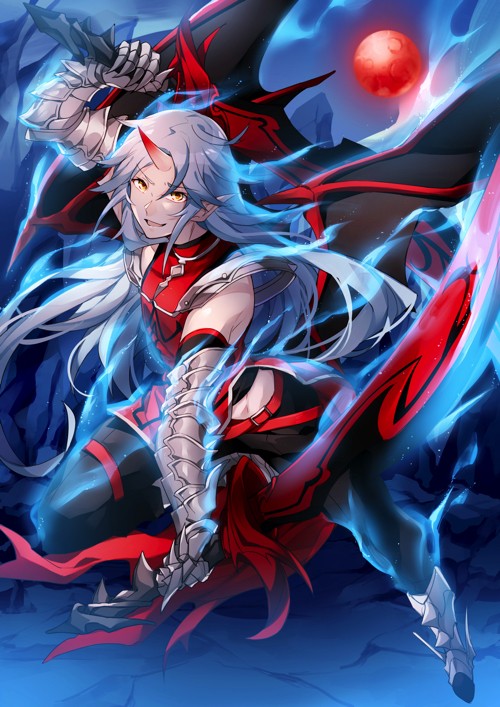 「【憤怒の七獄魔】シャイタン」(CV:谷口淳志さん、 イラスト:ひづきみやさん)