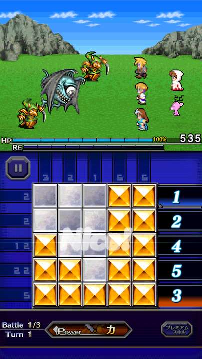 あの王道rpgが新感覚パズルrpgとしてスマホで登場 Pictlogica Final Fantasy ピクトロジカ ファイナルファンタジー Iphone Android対応のスマホアプリ探すなら Apps