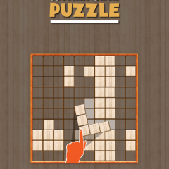 ブロックパズルゲームアプリ「Wooden Block Puzzle - Wood jigsaw fit 1010 matrix」ははめるだけじゃなく運も必要？のアイコン