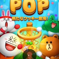 オススメLINEゲームアプリ　LINEPOPのアイコン