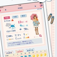 女子に教えたいこの便利さ！アプリ「おしゃれ天気」が今日の服を決める！のアイコン