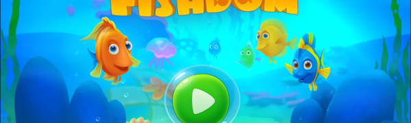 アンドロイドのアプリゲーム、ガーデンスケイプのマッチ３パズルが好きなら「フィッシュダム(Fishdom)」もやってみよう！
