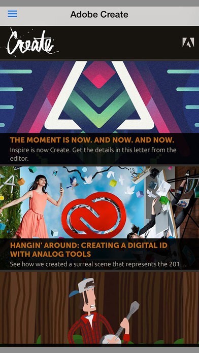 Adobe Create Magazine | スクリーンショットその1