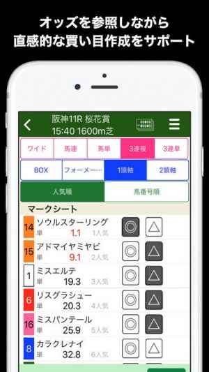 Mykeiba Ipat対応競馬情報アプリ Iphone Androidスマホアプリ ドットアップス Apps