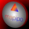 mapipo - シンプルで使いやすいカーナビ・徒歩ナビアプリ- アイコン