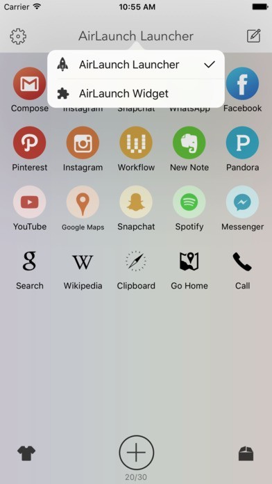 AirLaunch . Launcher on Today Widget | iPhone・Android対応のスマホアプリ探すなら.Apps
