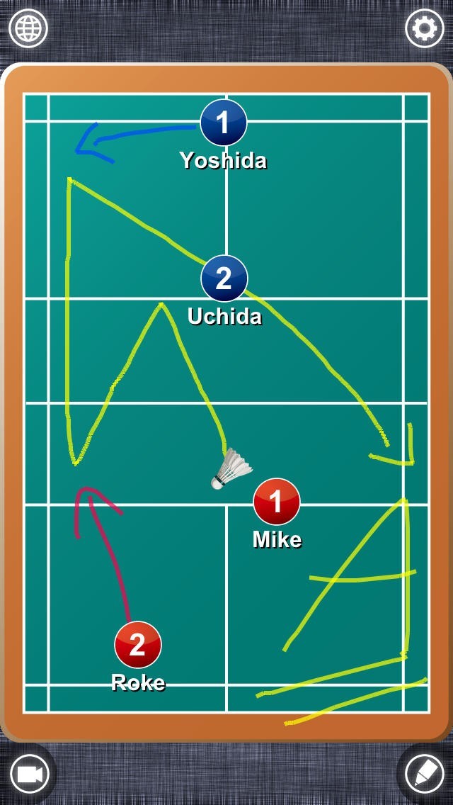 Badminton board (バドミントンボード) | スクリーンショット