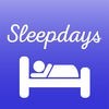 睡眠を快適に Sleepdays App:毎日の睡眠アドバイス、簡単睡眠記録、朝の快適アラームアプリ アイコン