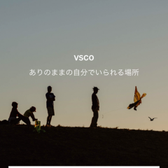 クールなデザイン！超シンプルで使い易い！無料カメラ&加工アプリ！「VSCO」のアイコン