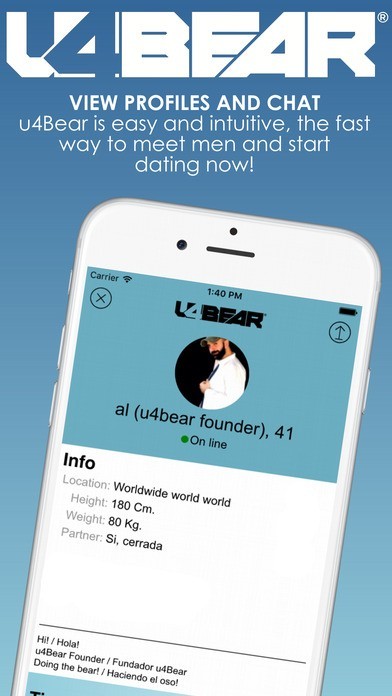 u4Bear: ゲイ社会的ネットワーク | スクリーンショットその2