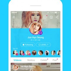 K-POPファン必見の動画アプリ【V LIVE - リアルタイム放送App】の紹介のアイコン