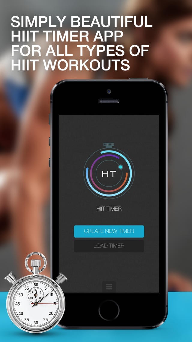 HIIT Timer 減量ワークアウトやフィットネスのための高強度インターバルトレーニングタイマー iPhone・Android対応の