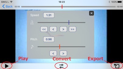 動画のスピード ピッチ変更 Nu Movie Player Iphone Androidスマホアプリ ドットアップス Apps