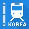 韓国路線図 - ソウル・釜山・韓国全土 アイコン