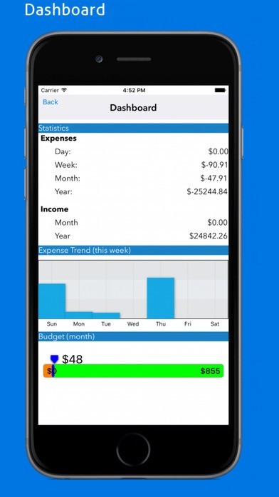 PocketMoney 2 - Checkbook, Budgets, Expenses | スクリーンショットその1
