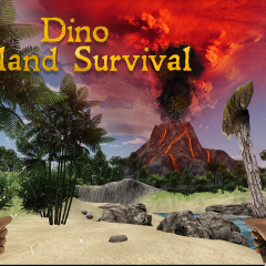 不時着した島で生き残れ！「恐竜島サバイバル3D」で脱出までのサバイバルゲームを楽しもう！のアイコン