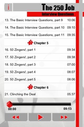 面接における250 の質問 | スクリーンショットその2