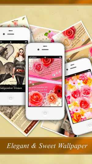 オトナ可愛い壁紙 Elegant Cute Wallpapers かわいい待ち受けで楽しもう Iphone Androidスマホアプリ ドットアップス Apps