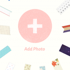 カメラで撮った写真にラベルを挿入して文字を書ける、可愛らしい文字入れアプリ！のアイコン