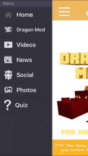 Dragon Mod For Minecraft Pc Iphone Androidスマホアプリ ドット