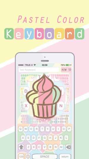 パステル 色 キーボード 可愛い文字画像人気無料おすすめアプリ Iphone Androidスマホアプリ ドットアップス Apps