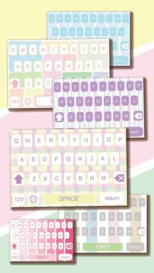 パステル 色 キーボード 可愛い文字画像人気無料おすすめアプリ Iphone Androidスマホアプリ ドットアップス Apps