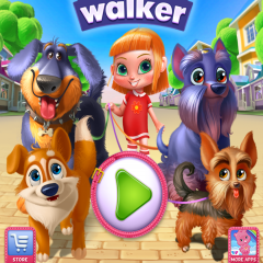 犬助け！？ゲームアプリ「犬の散歩人 - 朝の冒険は大忙し」のアイコン