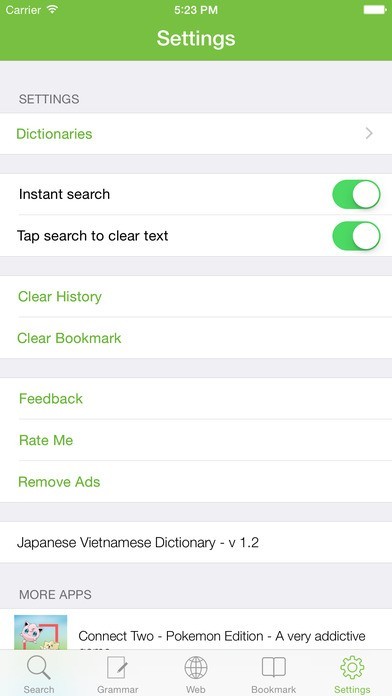Japanese Dictionary Plus - Từ điển Nhật Việt, Việt Nhật, Nhật Anh, Anh ...