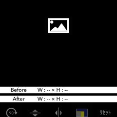 シンプルで使いやすい画像編集アプリのアイコン