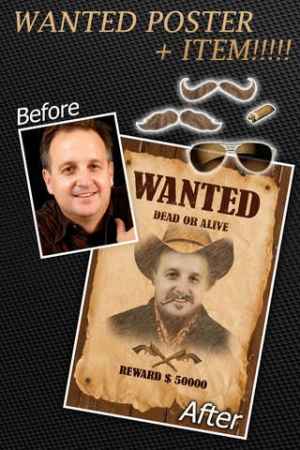 Wanted Booth 西部劇プリクラ Iphone Android対応のスマホアプリ探すなら Apps