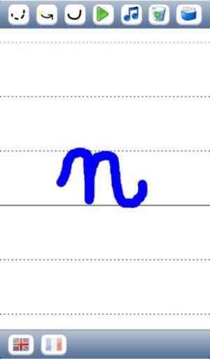 子供のための基礎 英語とフランス語の音で大文字と小文字のアルファベットの筆記体文字を書くことを学ぶ おすすめ 無料スマホゲームアプリ Ios Androidアプリ探しはドットアップス Apps