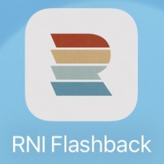 RNI Flashbackはタップだけで芸術写真を作成できる画像加工アプリのアイコン