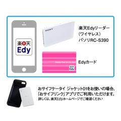 いつでもどこでも楽々チャージ！超便利アプリ「パソリ対応 楽天Edyアプリ」のアイコン