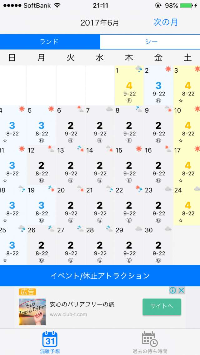 あなたのためのディズニー画像 ユニークディズニー 混雑予想 15 4月 あなたのためのディズニー画像 ユニークディズニー 混雑予想 15 4月