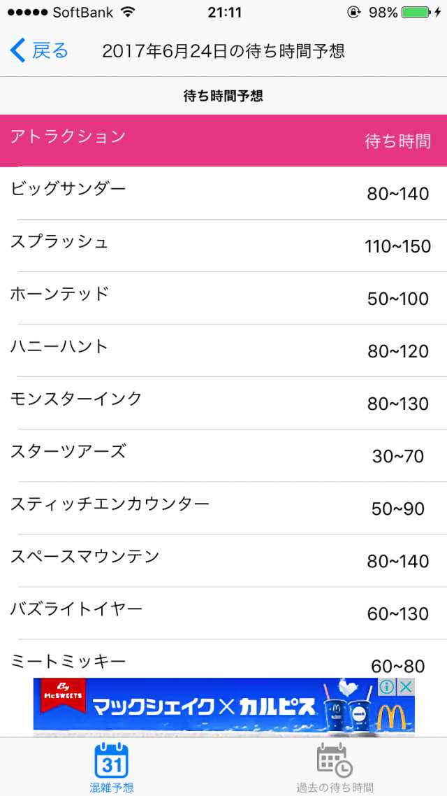 混雑予想カレンダー For ディズニーランド シー で東京ディズニーランド シーをもっと快適にしよう Iphone Android対応のスマホアプリ探すなら Apps