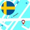スウェーデン オフライン地図 アイコン