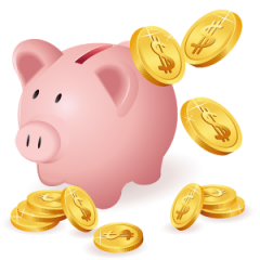 貯まる家計簿は貯金のためのアプリ、高機能分析でお金を節約！のアイコン