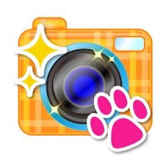 かわいい自慢のペットの写真をデコレーションや共有できるカメラアプリ！のアイコン