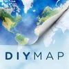 DIY Map GPS (世界旅行者のためのアプリ) アイコン