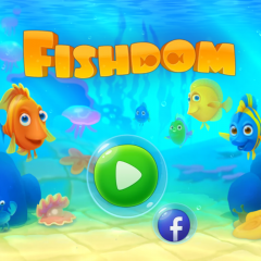 お魚で癒され、パズルで遊ぼう「フィッシュダム」のアイコン