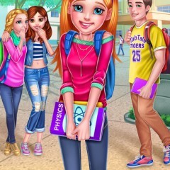 子供と一緒に遊べるゲームアプリ【高校の転校生 - 一日目】の紹介のアイコン