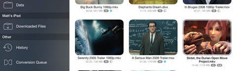「Air Video HD - Now with multitasking and PiP support!」パソコンに保存したビデオ動画をAppleのデバイスで見るアプリ